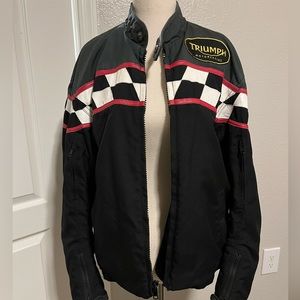 Vintage Triumph Moto Racing Jacket